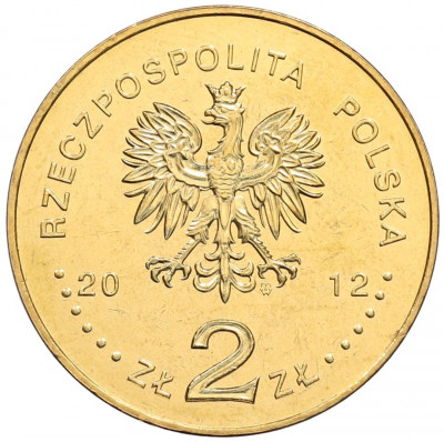 2 злотых 2012 года Польша «Польские суда — Эсминец Молния»