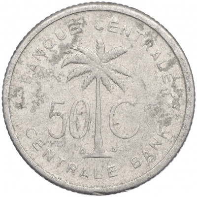 50 сантимов 1955 года Руанда-Урунди