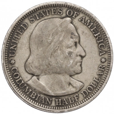 1/2 доллара (50 центов) 1893 года США «Колумбийская выставка в Чикаго»
