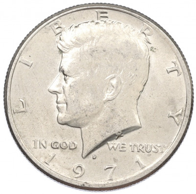 1/2 доллара (50 центов) 1971 года D США