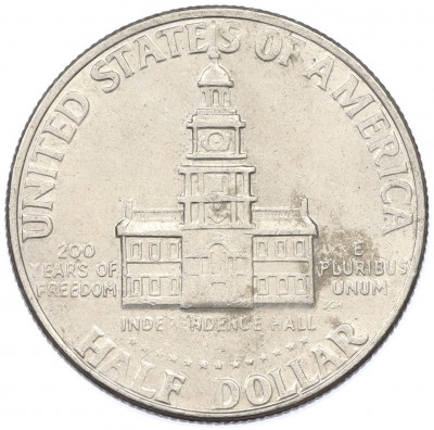 1/2 доллара (50 центов) 1976 года США «200 лет Независимости»