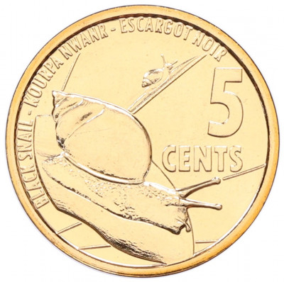 5 центов 2022 года Сейшелы