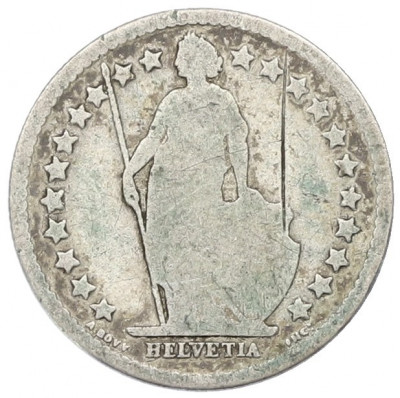 1/2 франка 1894 года Швейцария