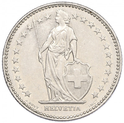 2 франка 1994 года Швейцария