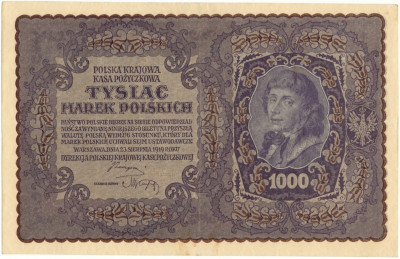 1000 марок 1919 года Польша