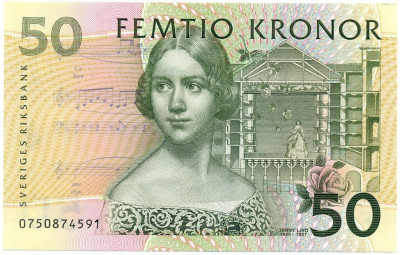 50 крон 2000 года Швеция
