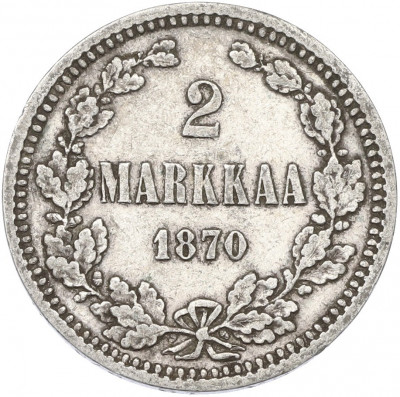 2 марки 1870 года Русская Финляндия