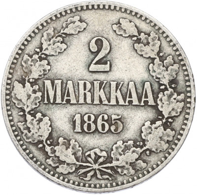 2 марки 1865 года Русская Финляндия