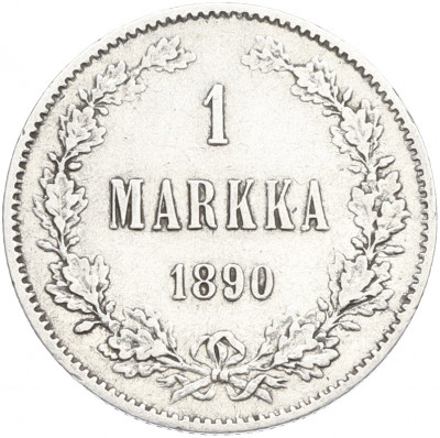 1 марка 1890 года Русская Финляндия