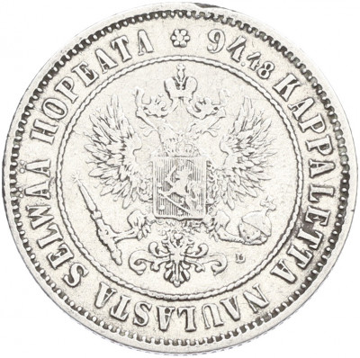 1 марка 1890 года Русская Финляндия