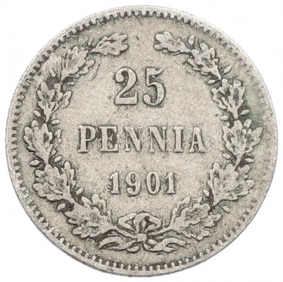 25 пенни 1901 года Русская Финляндия