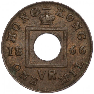 1 миль 1866 года Гонконг