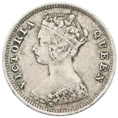 10 центов 1895 года Гонконг