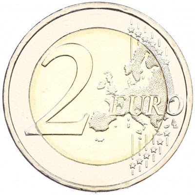 2 евро 2018 года Греция «70 лет cоюзу Додеканеса с Грецией»