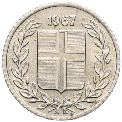 10 эйре 1967 года Исландия
