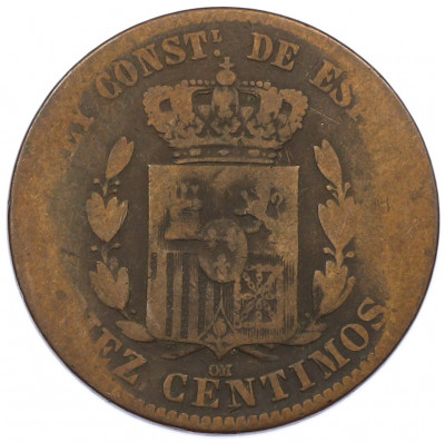 10 сентимо 1879 года Испания