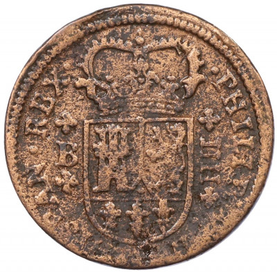 2 мараведи 1718 года Испания