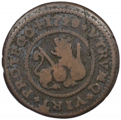 2 мараведи 1720 года Испания (Филипп V)