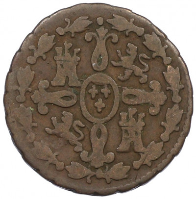 2 мараведи 1778 года Испания (Карл III)