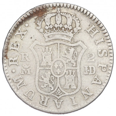 2 реала 1784 года Испания