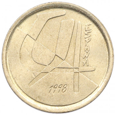 5 песет 1998 года Испания
