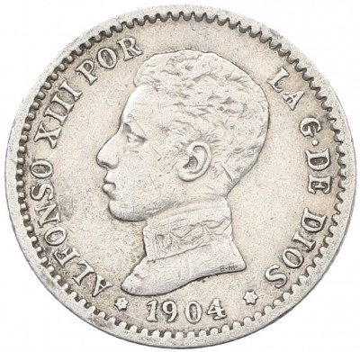 50 сентимо 1904 года Испания