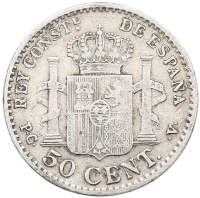 50 сентимо 1904 года Испания
