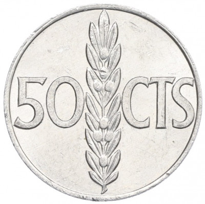 50 сентимо 1966 (71) года Испания
