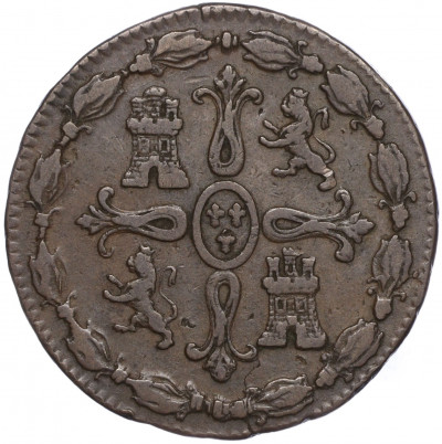 8 мараведи 1823 года Испания