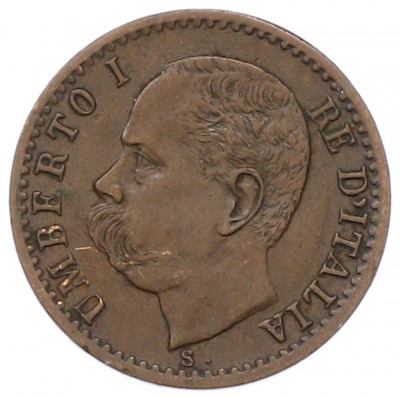 1 чентезимо 1895 года Италия