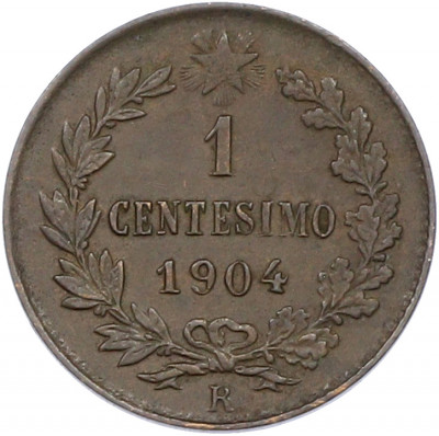 1 чентезимо 1904 года Италия