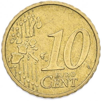 10 евроцентов 2002 года Италия