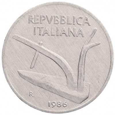 10 лир 1986 года Италия