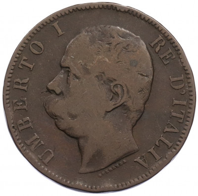 10 чентезимо 1893 года BI Италия