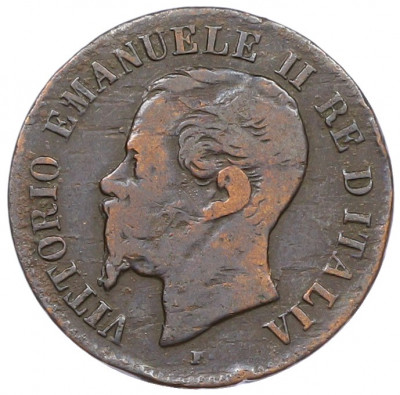 2 чентезимо 1862 года N Италия