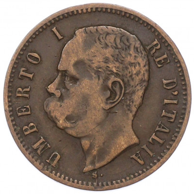 2 чентезимо 1898 года Италия