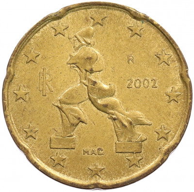 20 евроцентов 2002 года Италия