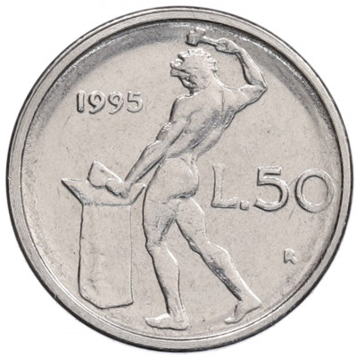 50 лир 1995 года Италия