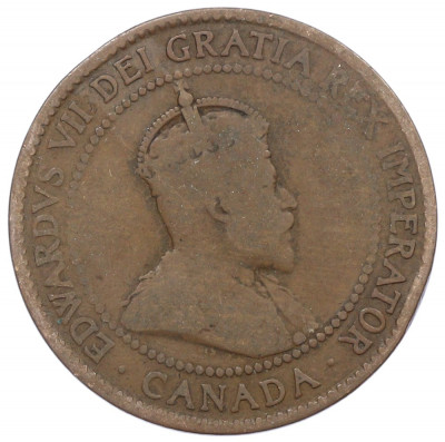 1 цент 1908 года Канада