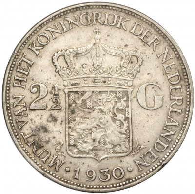 2 1/2 гульдена 1930 года Нидерланды