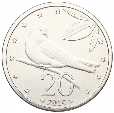 20 центов 2010 года Острова Кука