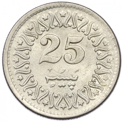 25 пайс 1987 года Пакистан