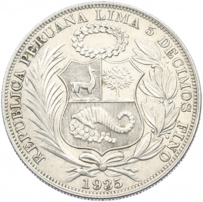 1 соль 1935 года Перу