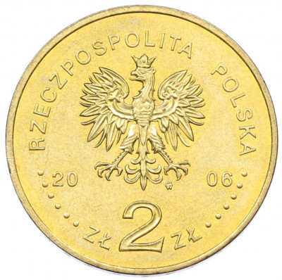 2 злотых 2006 года Польша «500 лет провозглашения статута Яна Лаского»