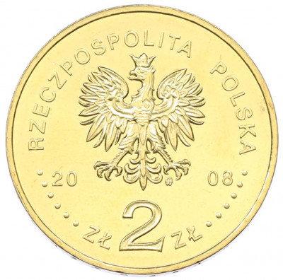 2 злотых 2008 года Польша «90 лет Великопольскому восстанию»