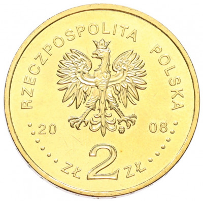 2 злотых 2008 года Польша «XXIX летние Олимпийские игры в Пекине 2008»