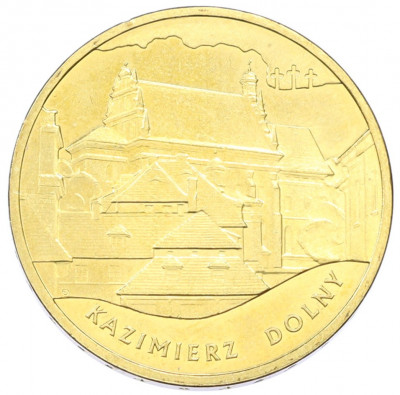 2 злотых 2008 года Польша «Памятники Польши — Казимеж-Дольны»