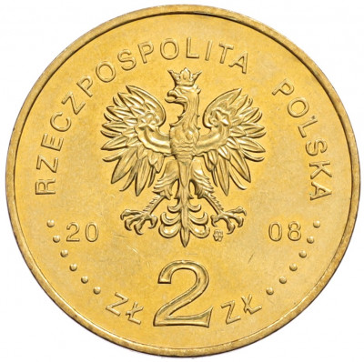 2 злотых 2008 года Польша «Сибирские ссыльные»