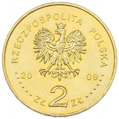 2 злотых 2009 года Польша «Поляки спасавшие евреев»
