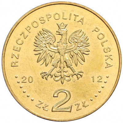 2 злотых 2012 года Польша «Польские суда — Эсминец Молния»